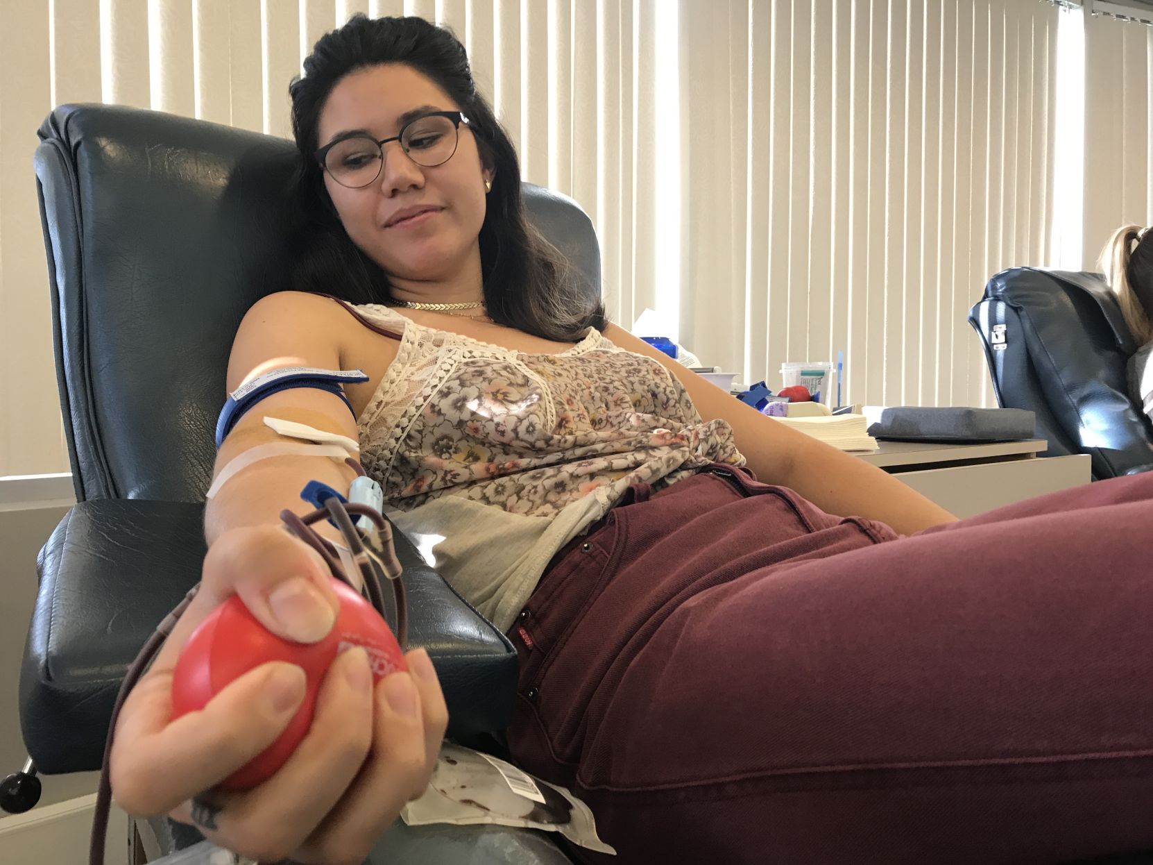 Jocelyn Dimaya blood donation